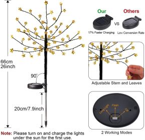 Solar Pentagram Tree Light Garden Decoration